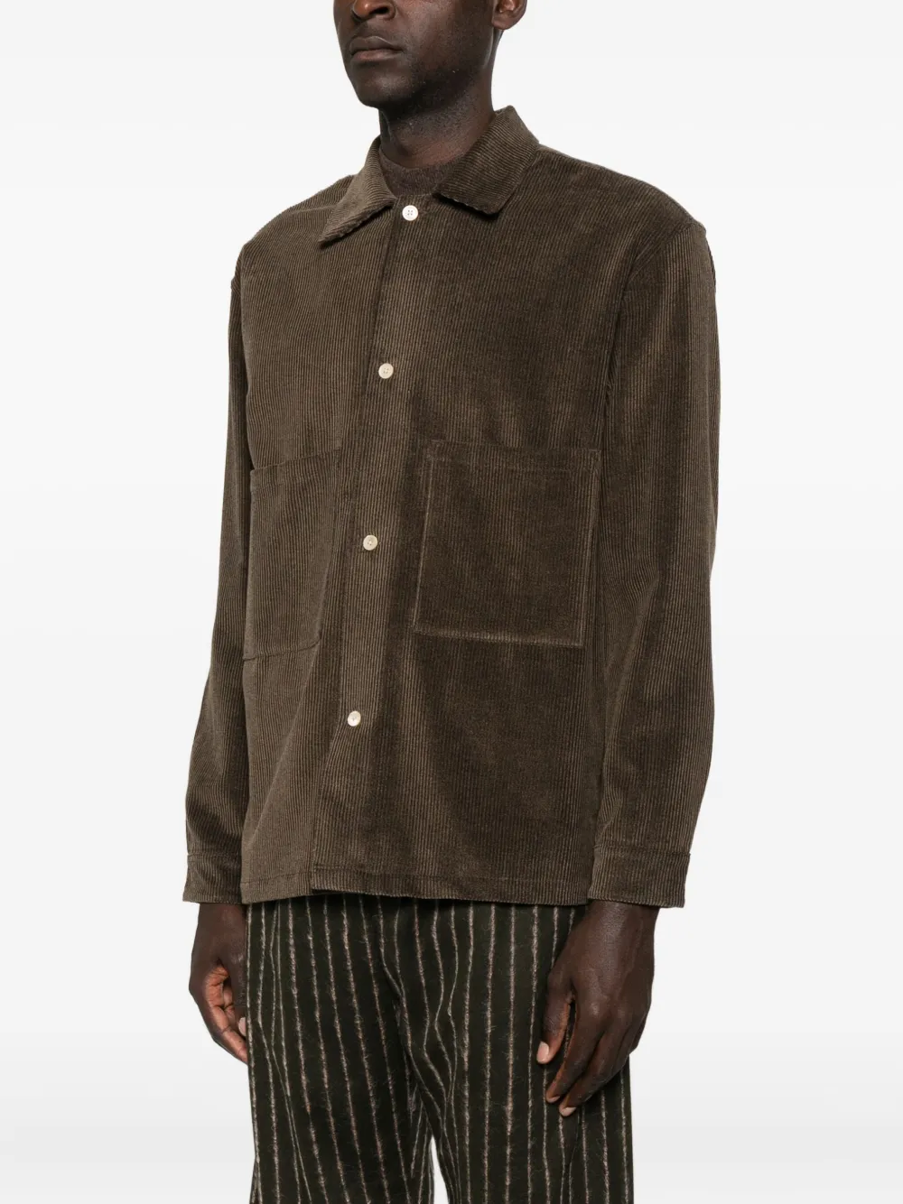 A Kind Of Guise Sayan Shirt Jacket In Brown