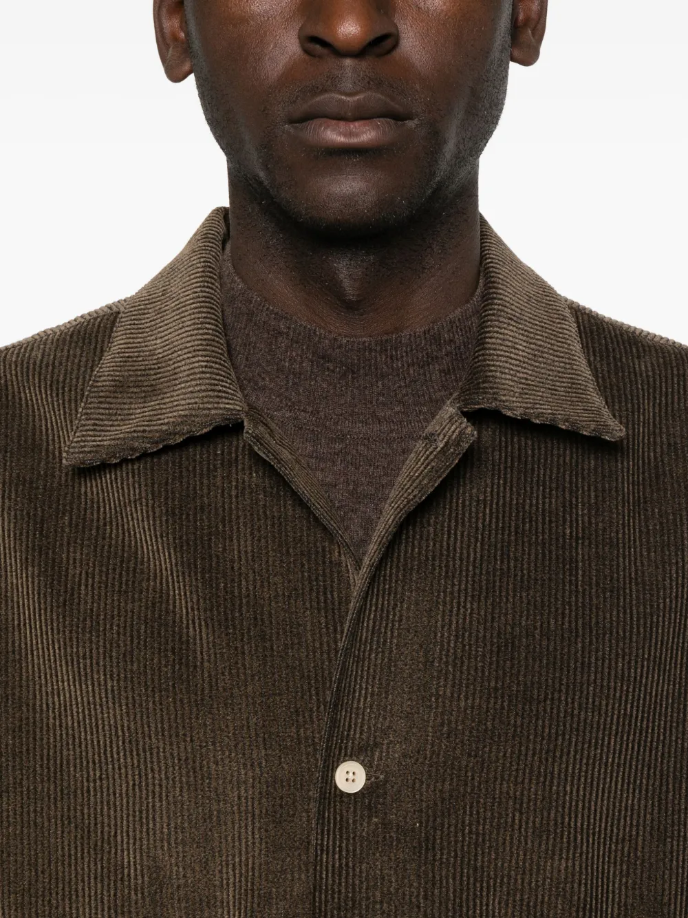 A Kind Of Guise Sayan Shirt Jacket In Brown