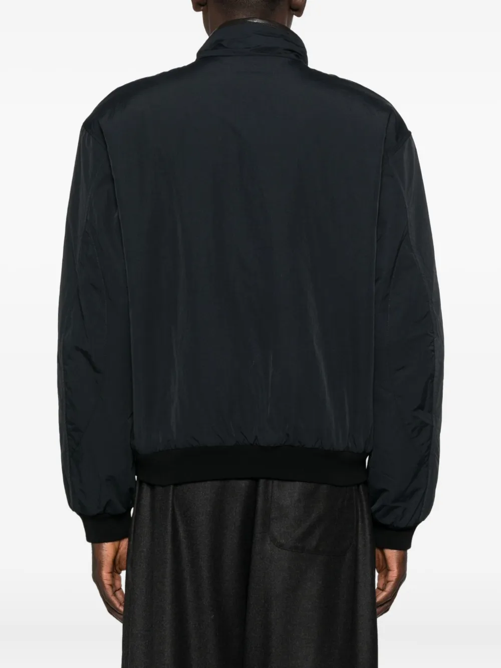 A Kind Of Guise Zip-up Bomber Jacket In Black
