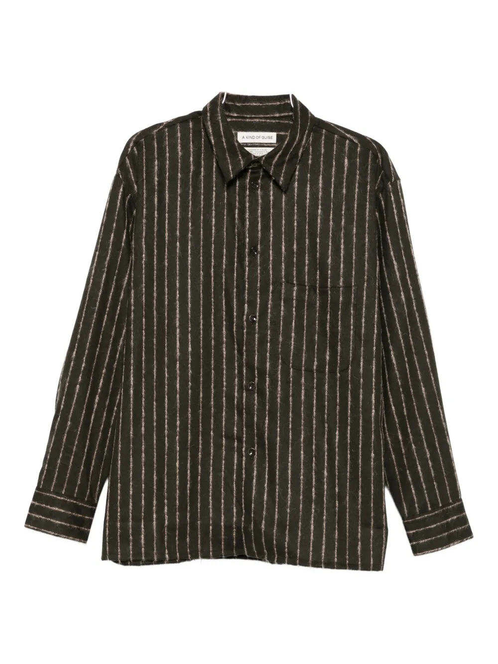 A Kind Of Guise Gusto Striped Shirt In Green