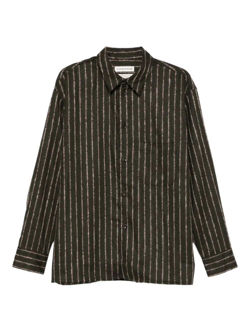 A Kind of Guise Gusto striped shirt | Brown | Image 1