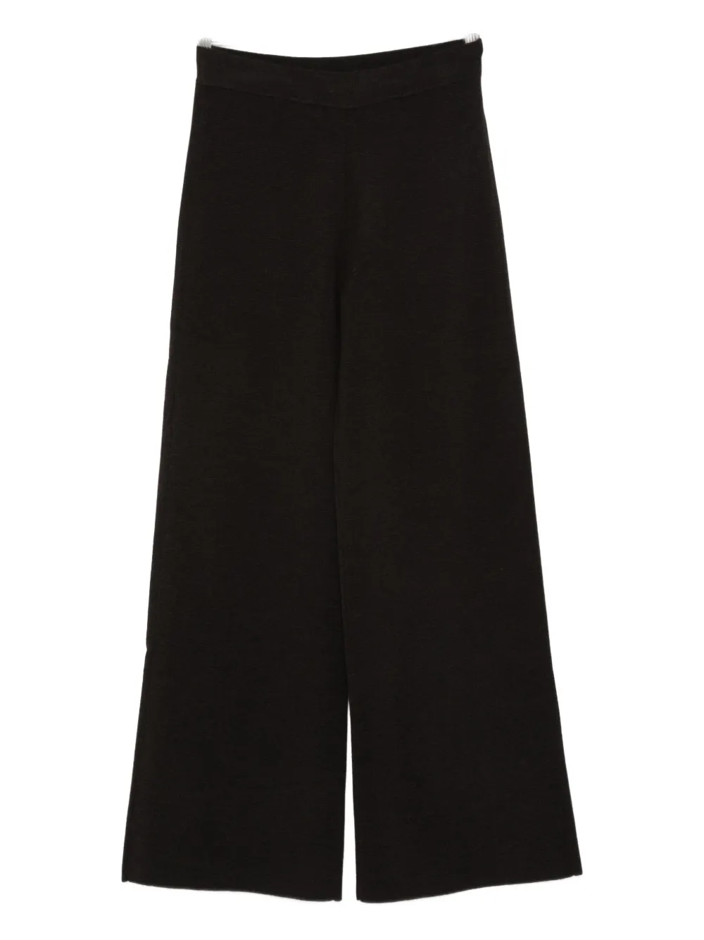 P.a.r.o.s.h Straight Hem Trousers In Black