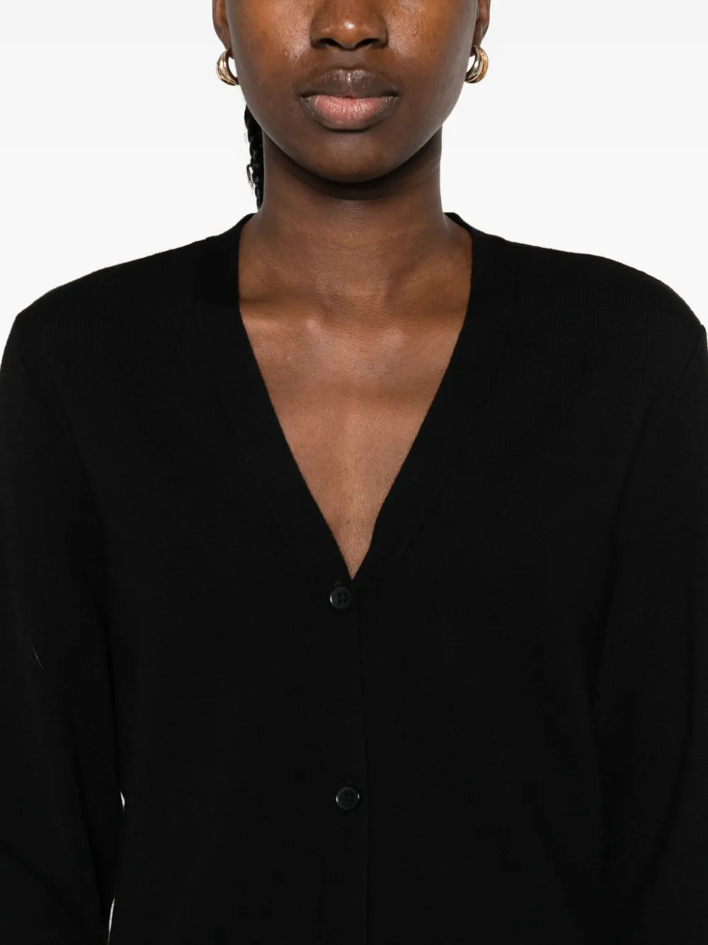 P.A.R.O.S.H. Vest met knopen Zwart