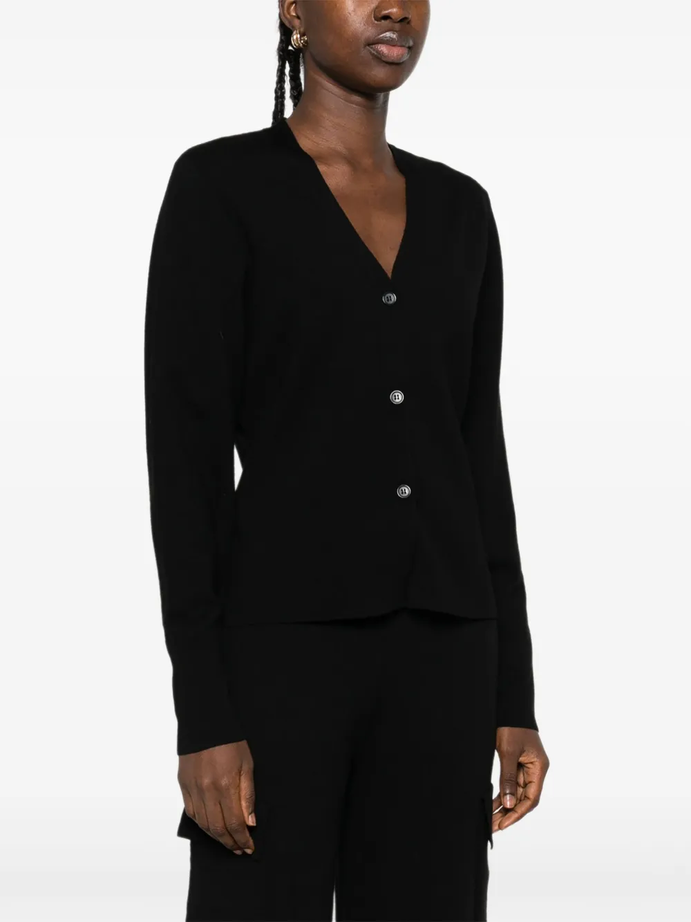 P.A.R.O.S.H. Vest met knopen Zwart