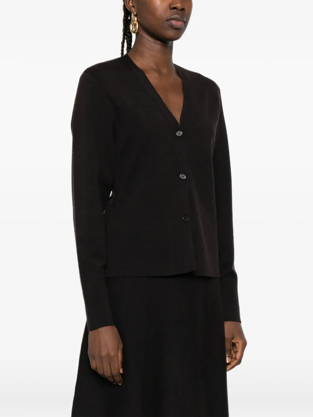  P.a.r.o.s.h. Button-front Cardigan - Brown 