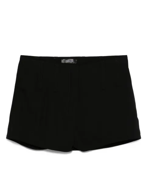 Mugler pleated shorts