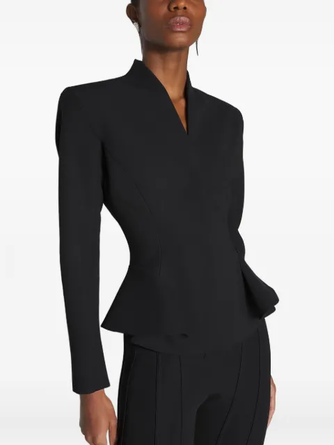 Mugler peplum-waist fitted jacket