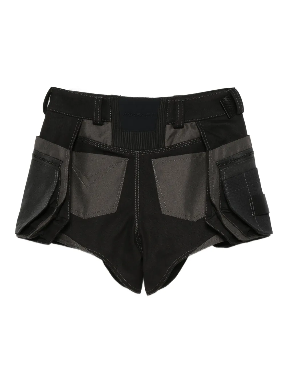 Mugler Shorts met ceintuur Zwart
