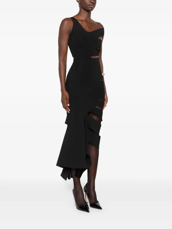 Mugler  ミュグレー ワンショルダー ドレス Mugler ワンショルダー ドレス | ピンク | FARFETCH JP