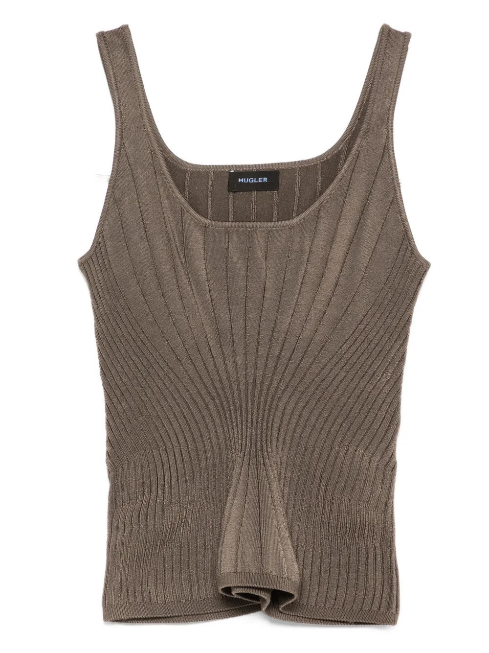 Mugler Cropped top Bruin