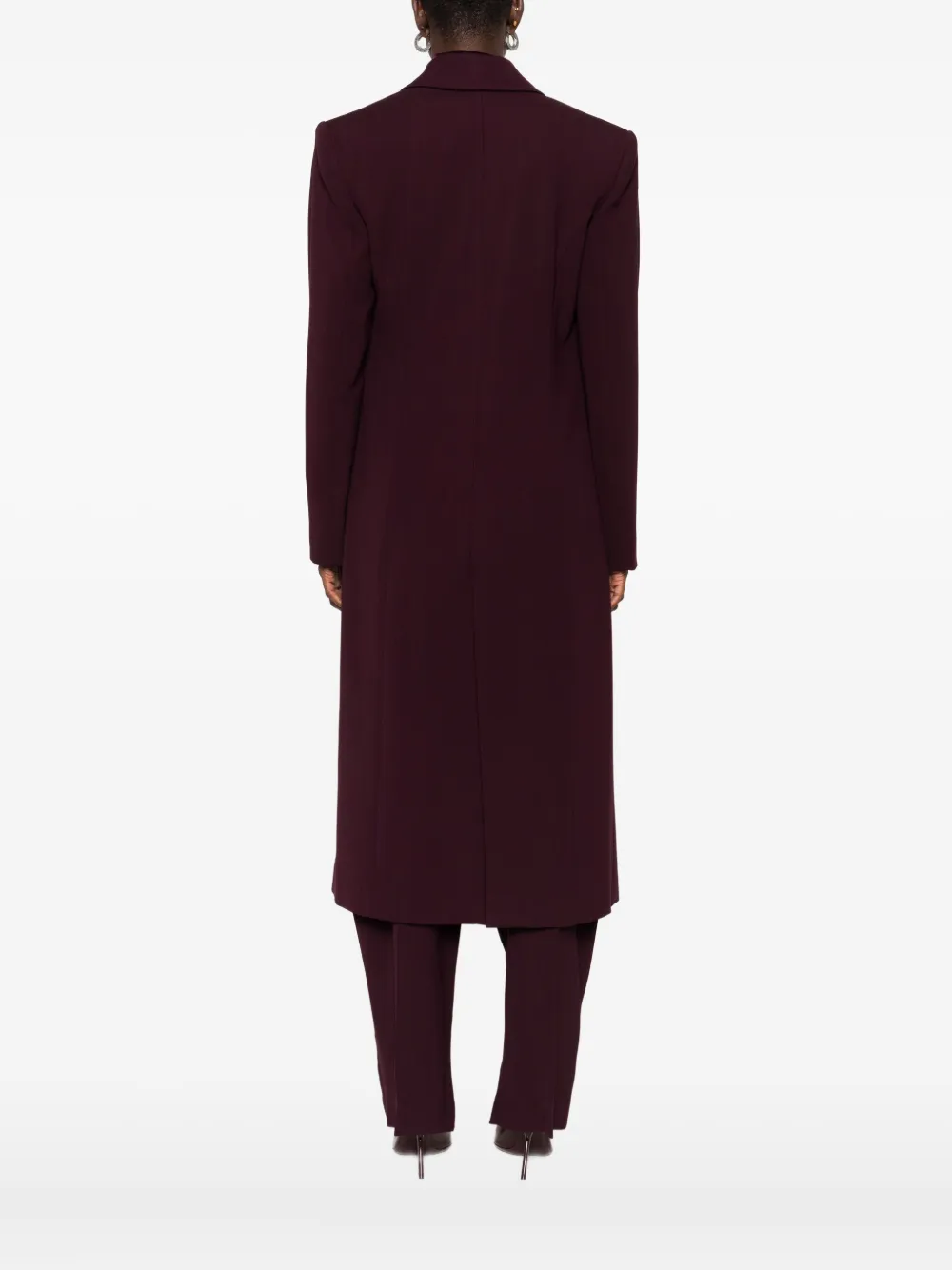 Mugler Jas met gekerfde revers Rood