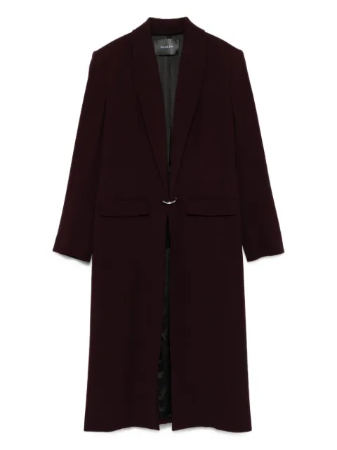 Mugler notched-lapel wool coat