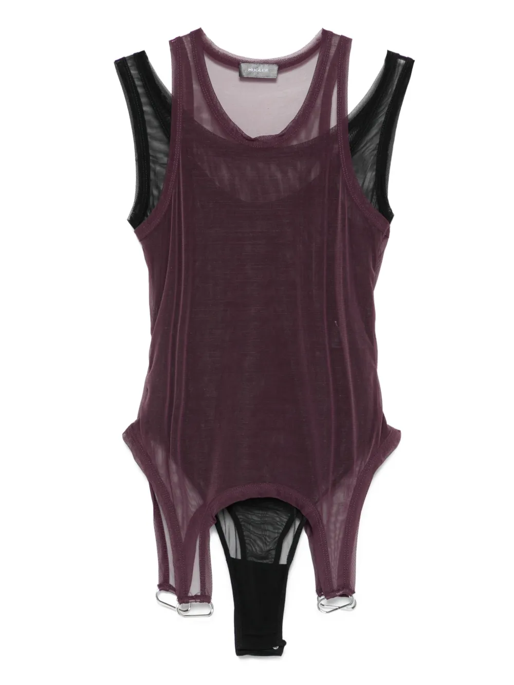 mesh layered bodysuit