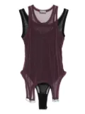 Mugler mesh layered bodysuit