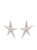 Mugler star-shaped earrings - Silver