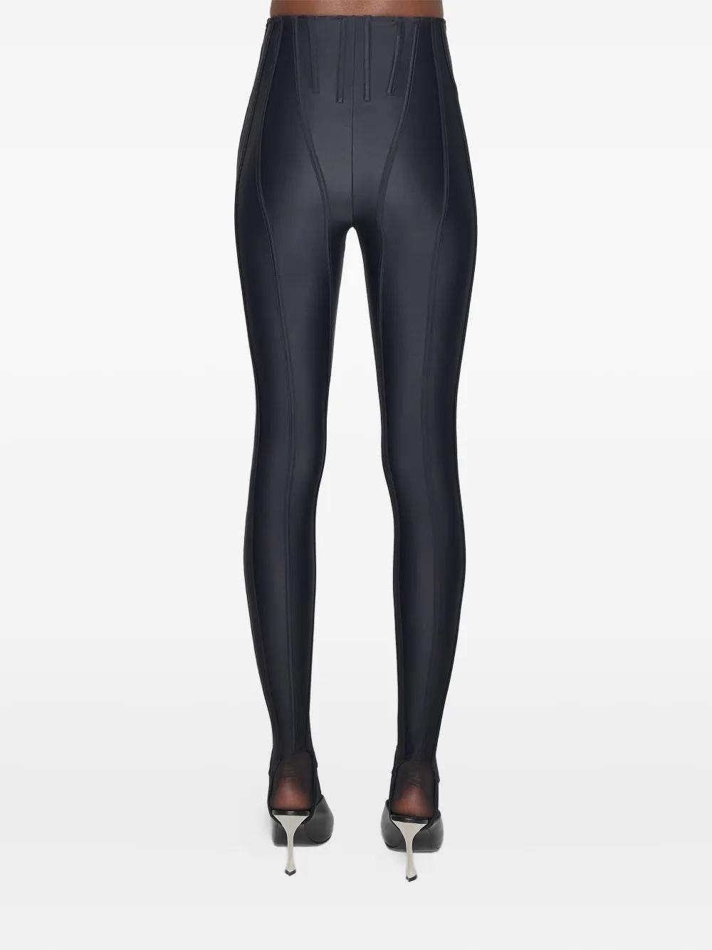 Mugler Trousers Black In Black