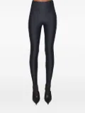 Mugler panelled corseted leggings - Black
