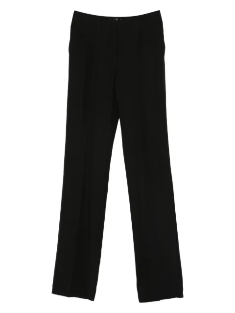 Mugler pleated-front straight-leg trousers