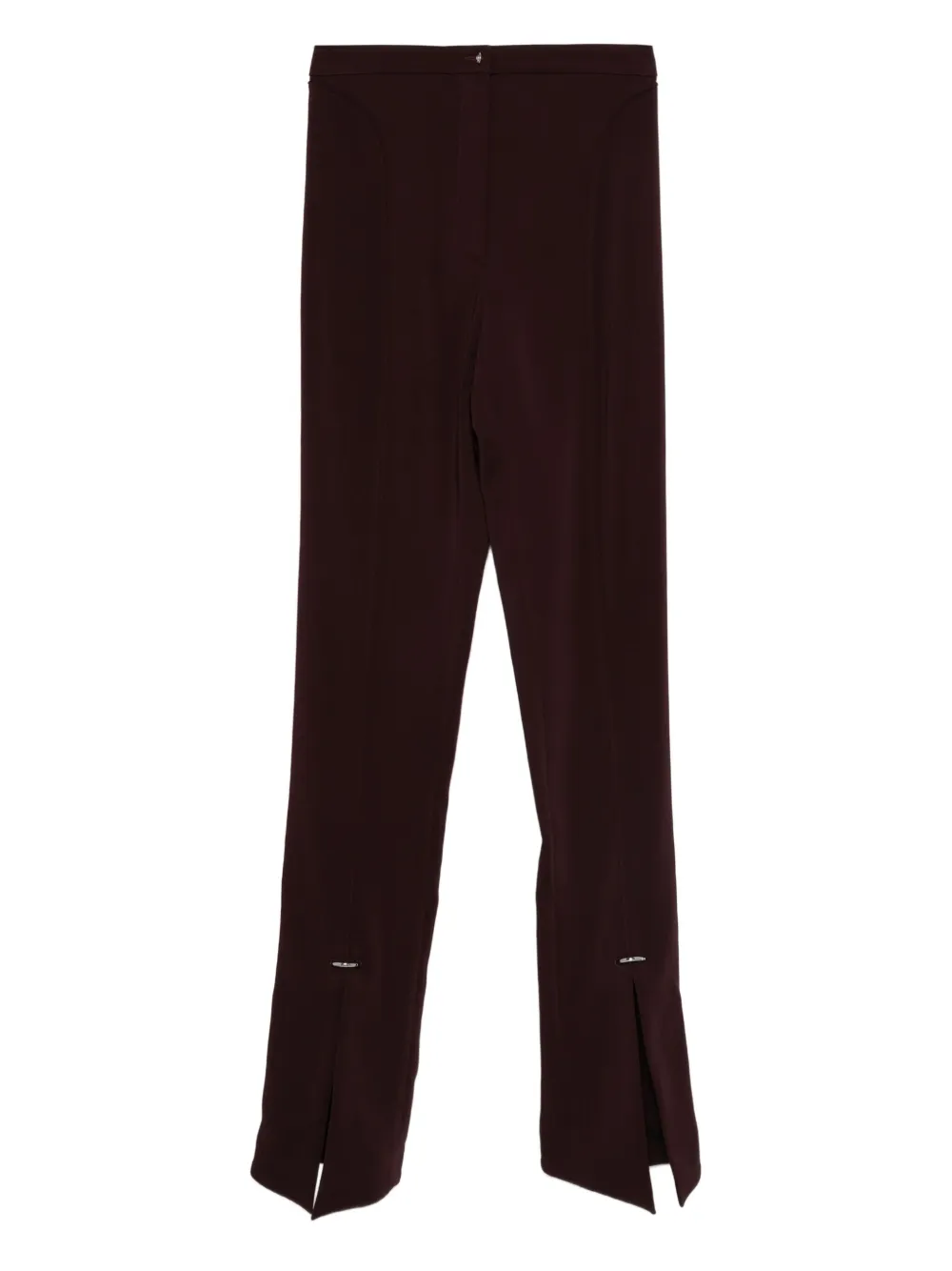 Mugler Cropped broek Rood