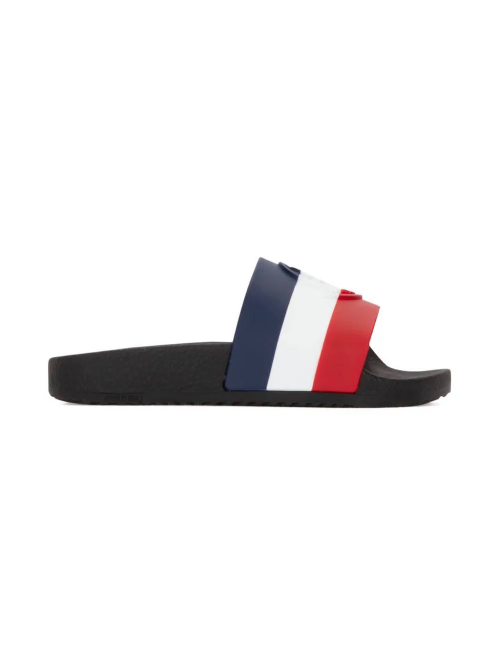 Moncler Enfant stripe-detailing slides | Teen Boy Shoes | Image 2