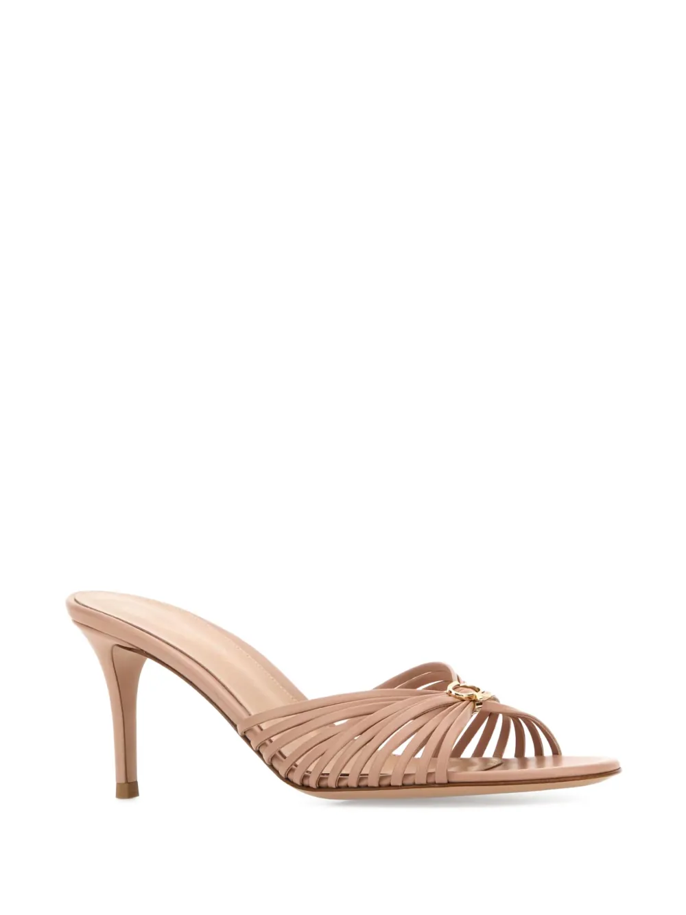 Gianvito Rossi 70mm Vyna leather sandals | Heeled Sandals | Image 2