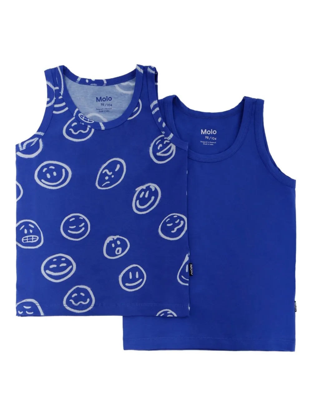 Molo Twee Jayden shirts met smiley-print Blauw