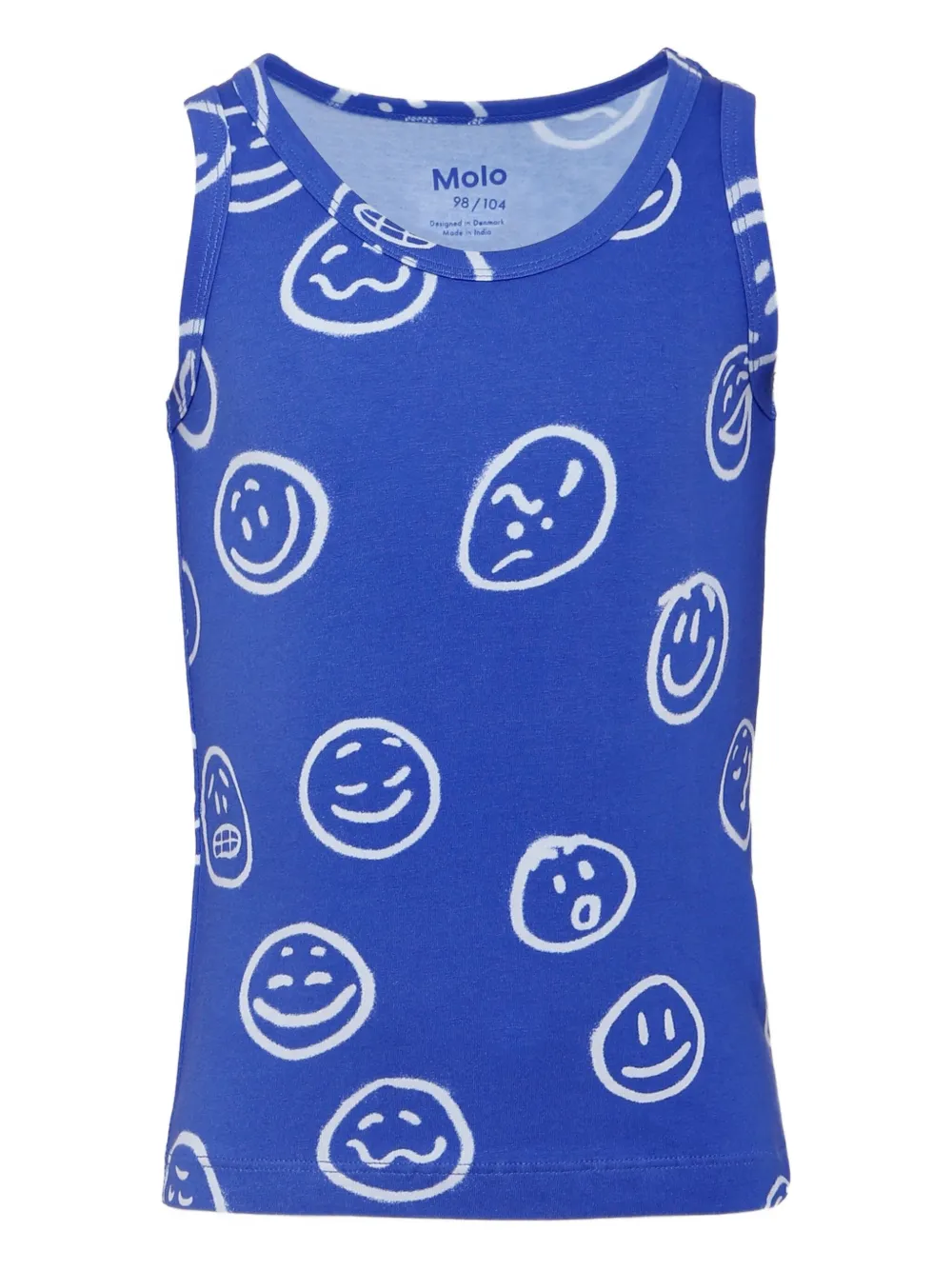 Molo Twee Jayden shirts met smiley-print Blauw