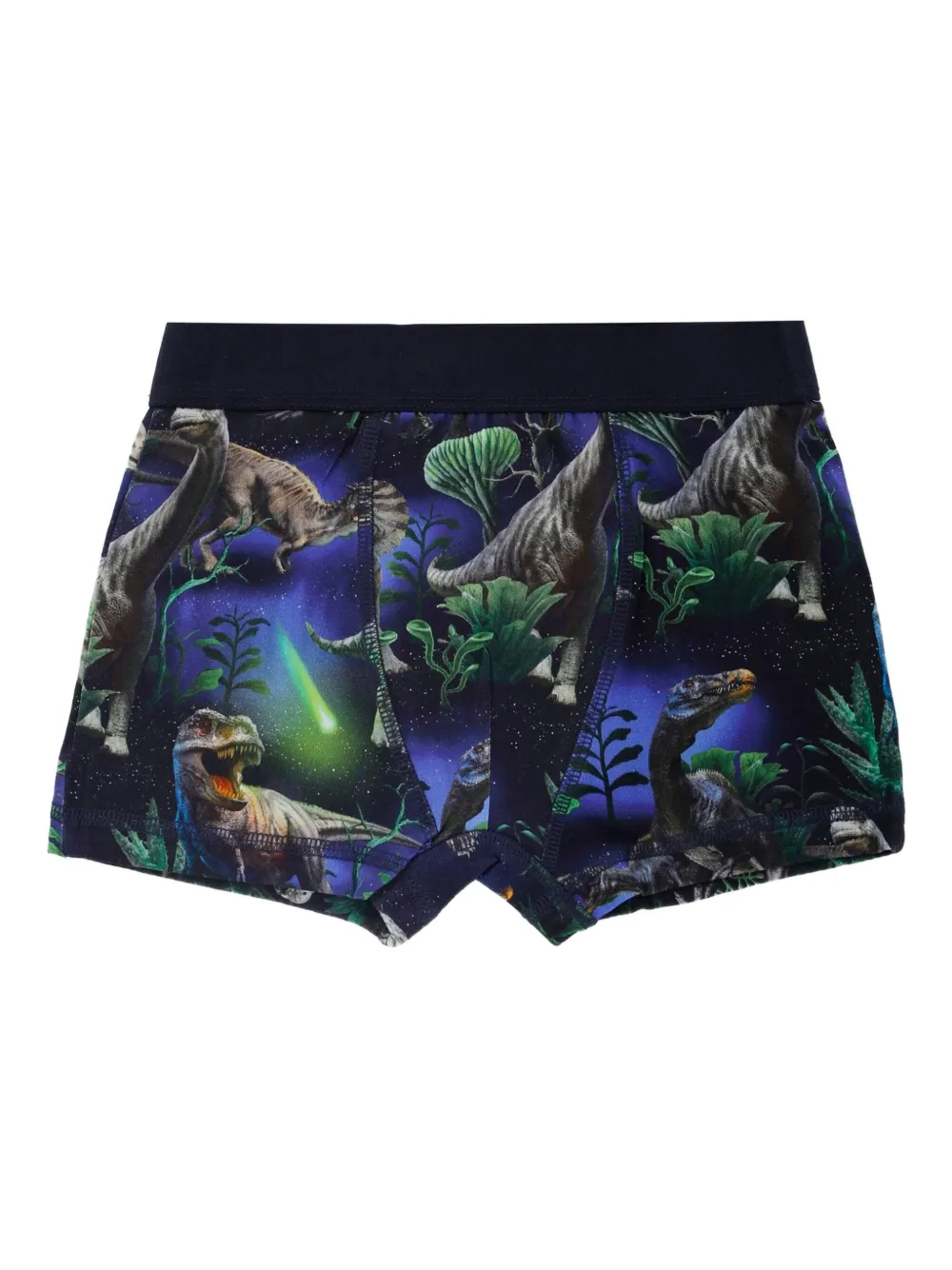 Molo Twee Justin boxershorts met dinosaurusprint Blauw