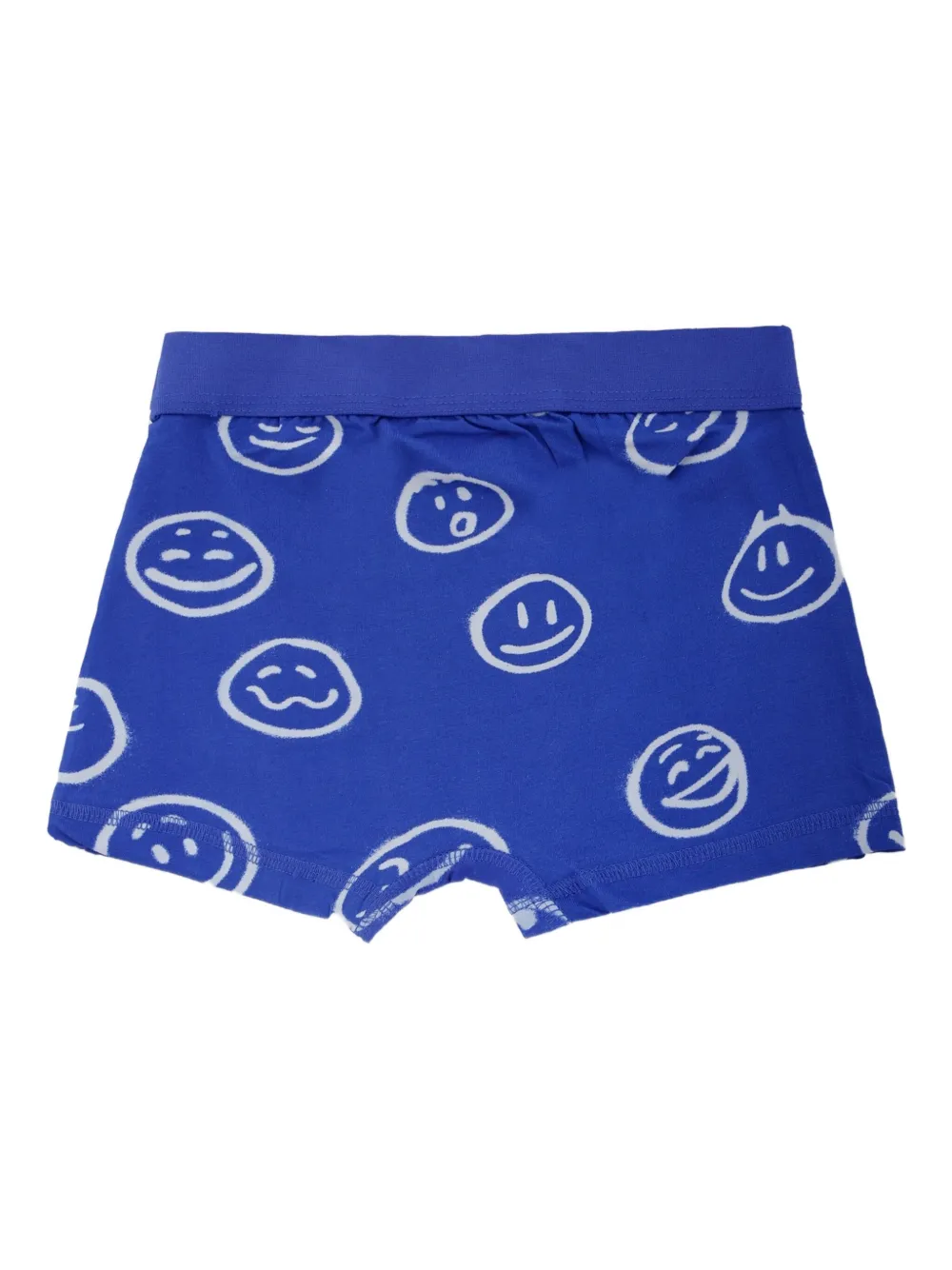 Molo Twee Justin boxershorts met smileyprint Blauw