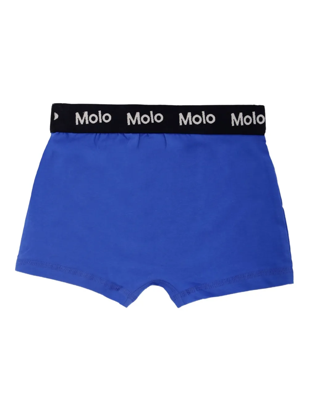 Molo Twee Justin boxershorts met smileyprint Blauw