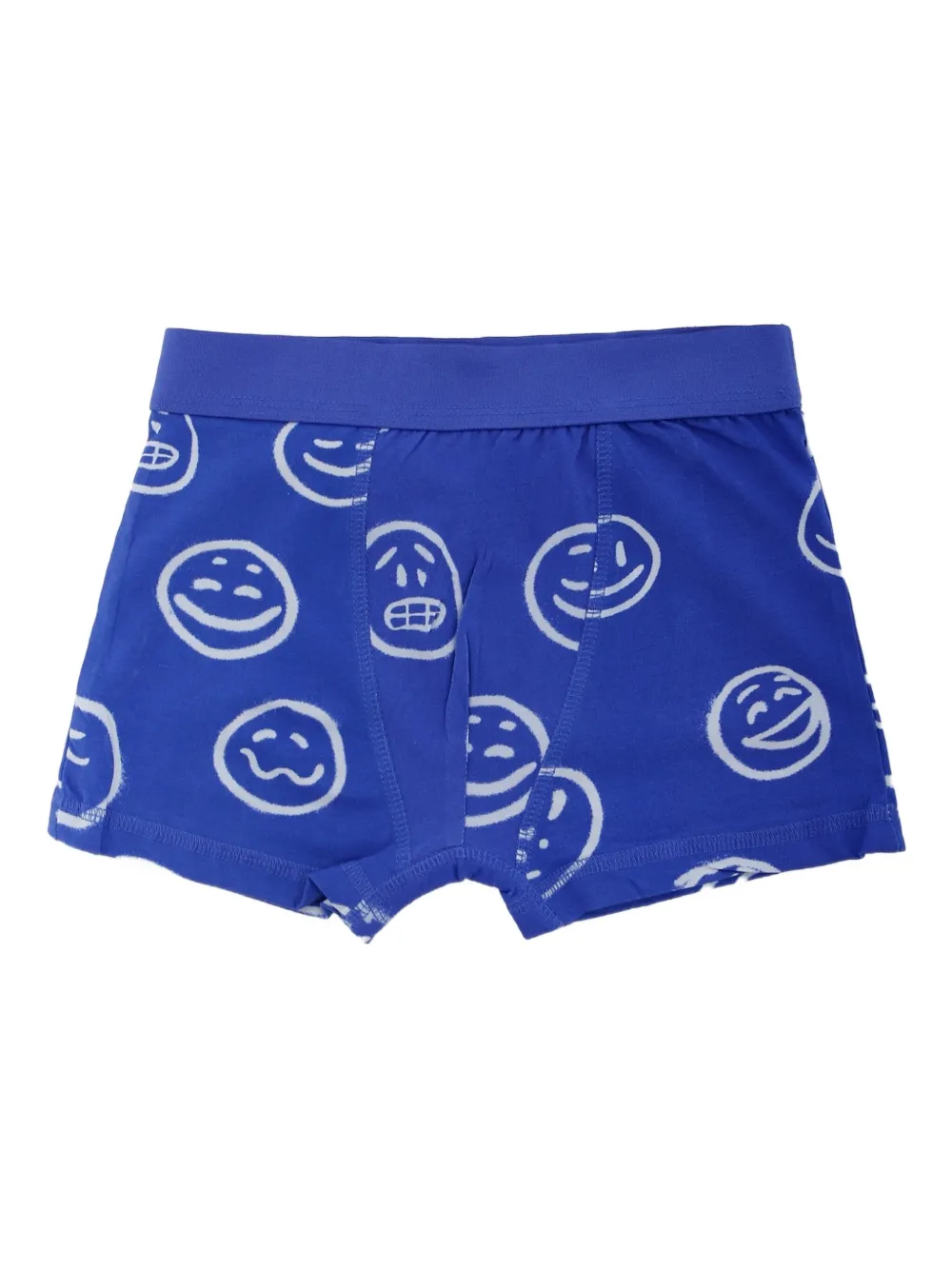 Molo Twee Justin boxershorts met smileyprint Blauw