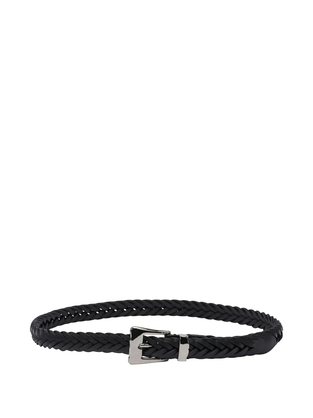 ADRIANO MENEGHETTI braided-leather belt - Nero