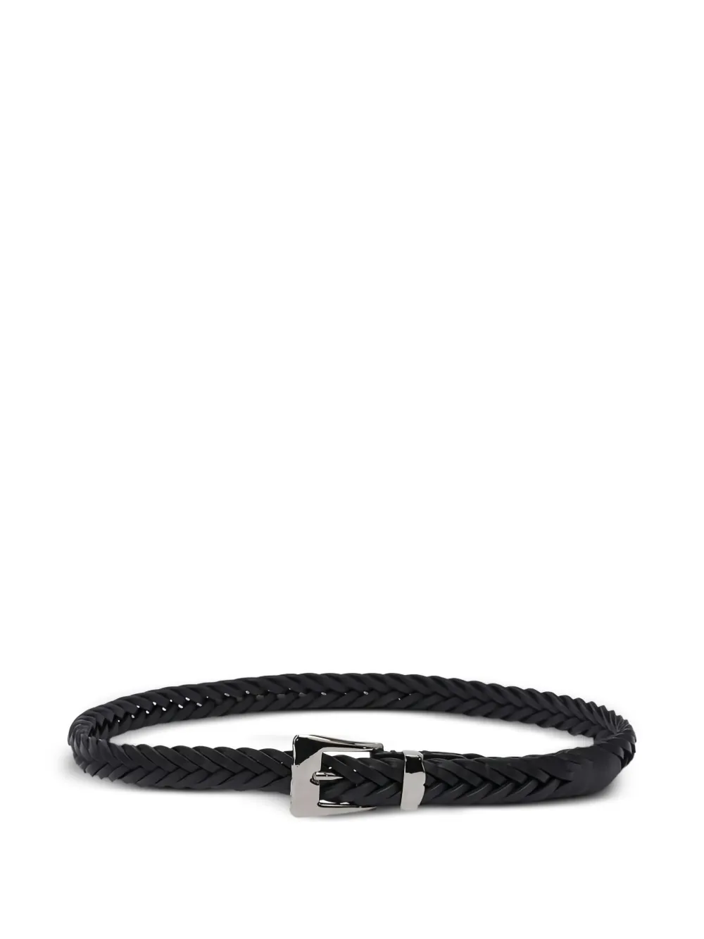 braided-leather belt