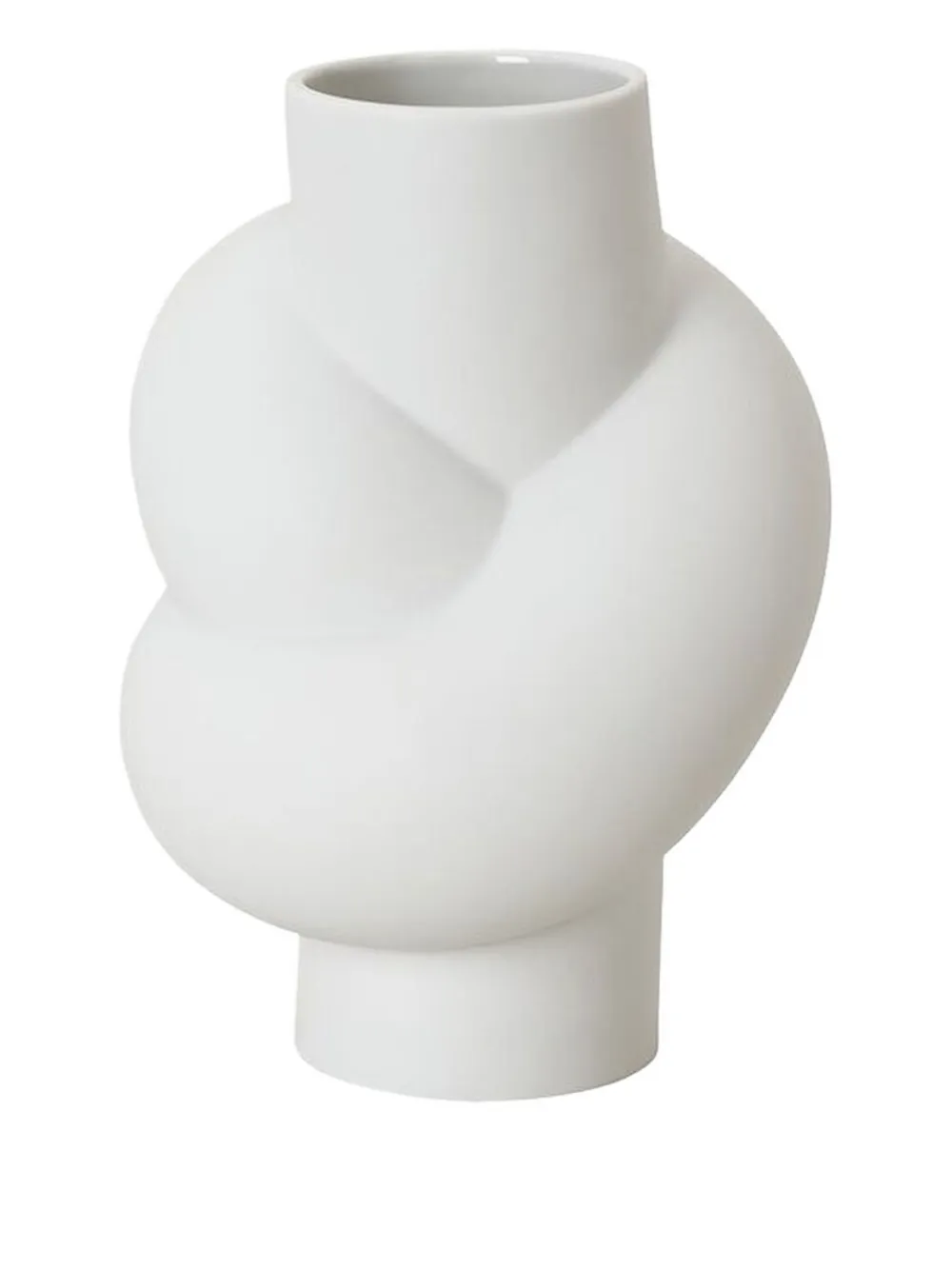 Rosenthal Node knotted vase (18cm) - ホワイト Rosenthal Node knotted vase (18cm) - ホワイト