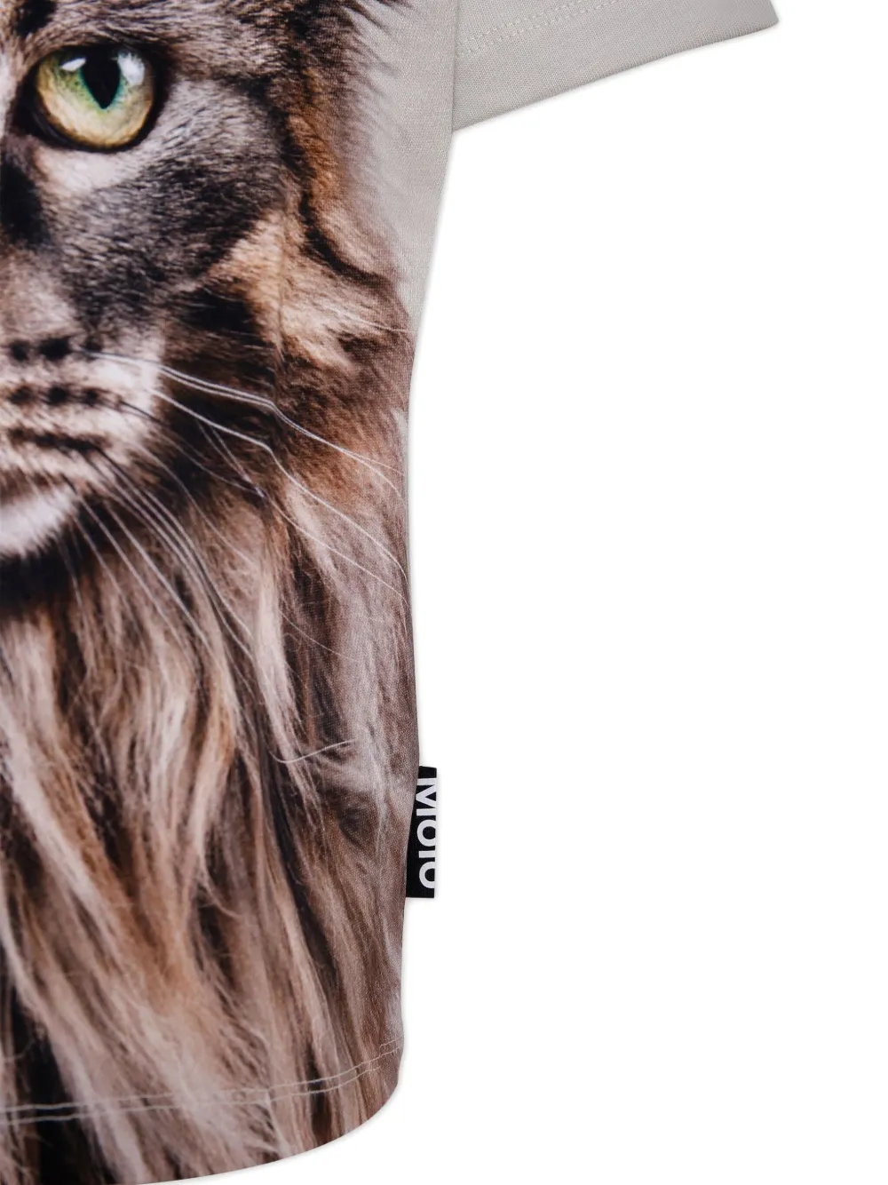 Molo Roxo T-shirt met kattenprint Beige
