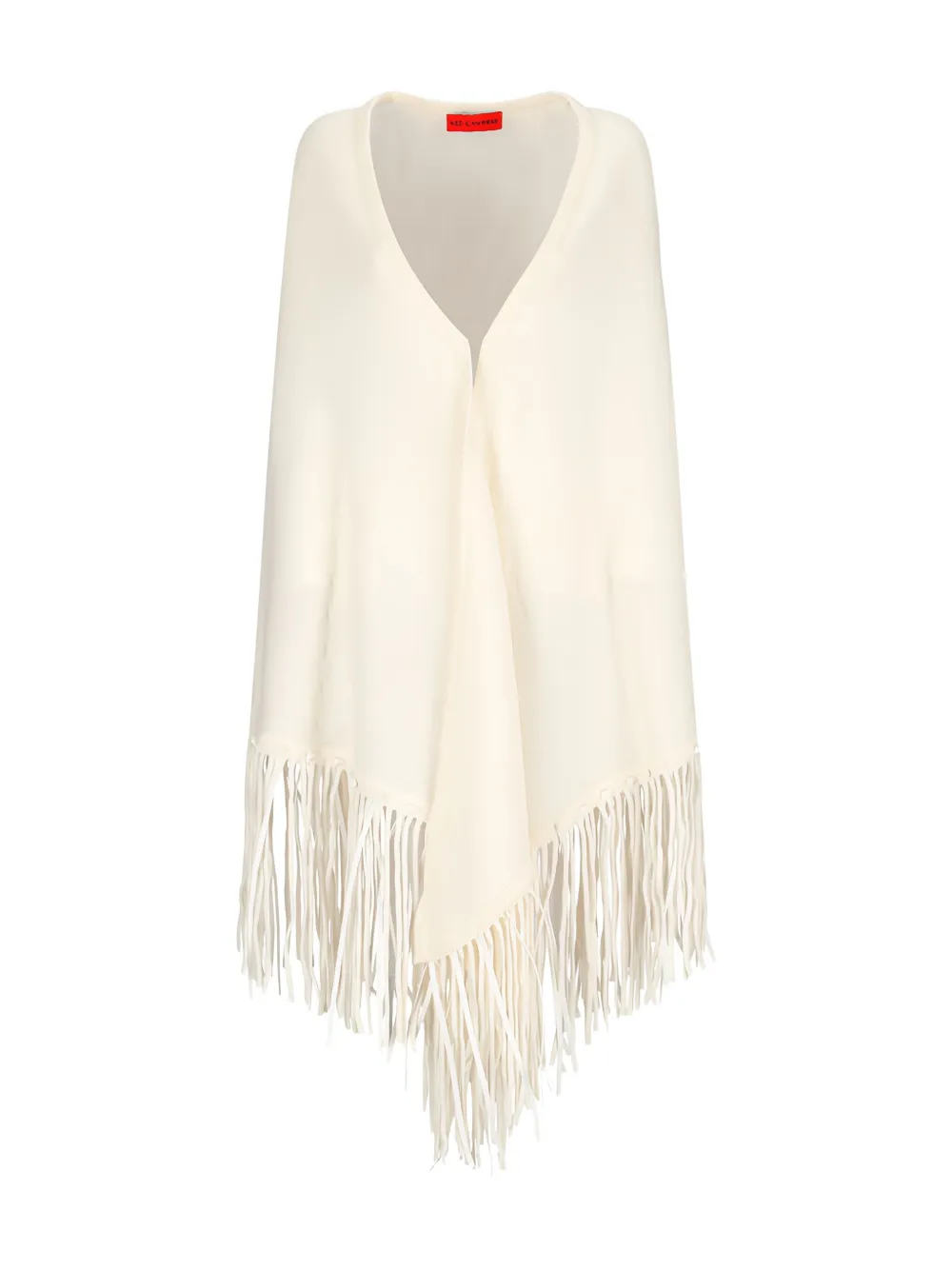 knotted fringe shawl
