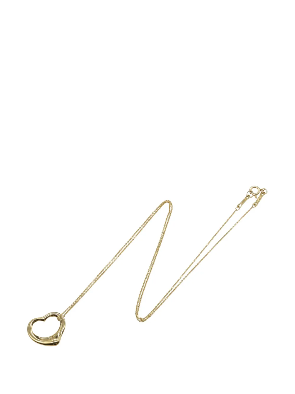 Tiffany & Co. Pre-Owned 2010-2025 18K Yellow Gold Small Elsa Peretti Open Heart Pendant necklace | Gold | Image 1