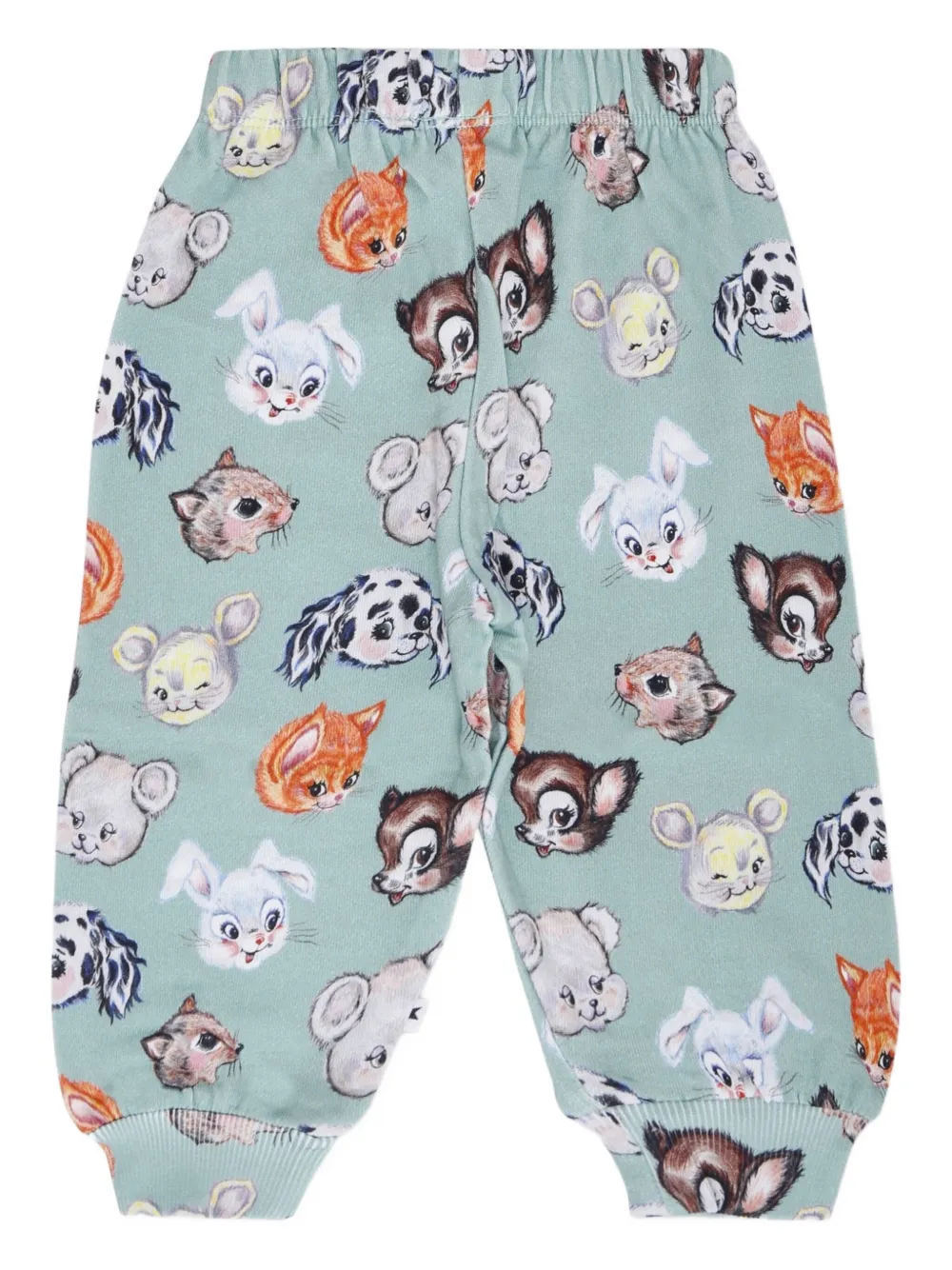 Molo Simeon trainingsbroek met dierenprint Groen