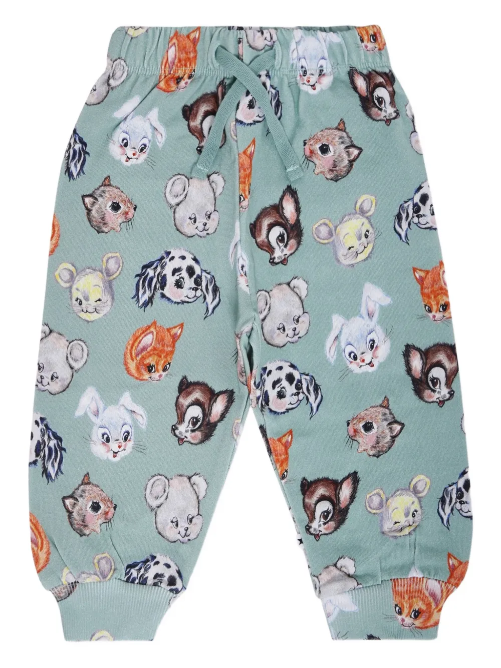 Molo Simeon trainingsbroek met dierenprint Groen