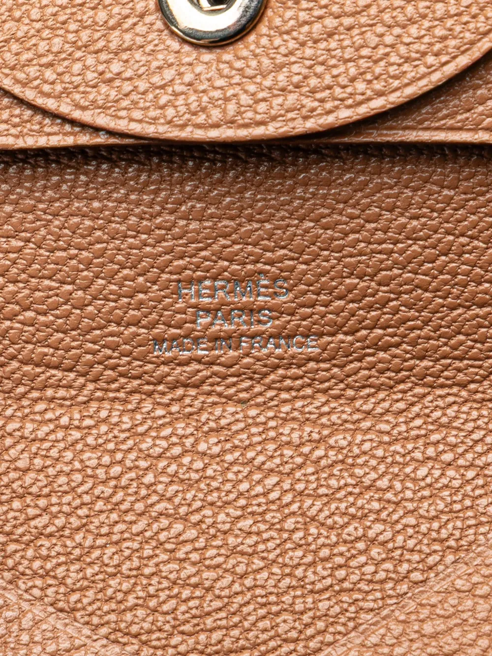Pre-owned Hermes 2020 Chevre Mysore Bastia Coin Pouch