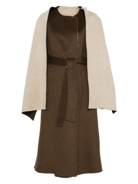 P.A.R.O.S.H. cape-detail belted coat