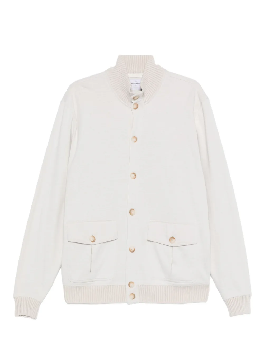 Gran Sasso Button-fastening Patch-pocket Jacket In Neutral
