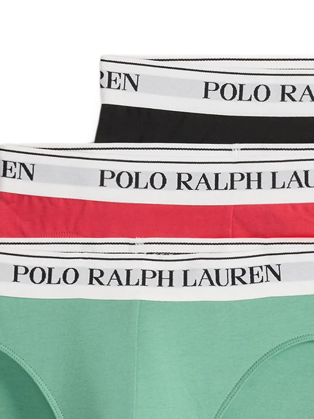 Polo Ralph Lauren Drie slips met logoband Groen