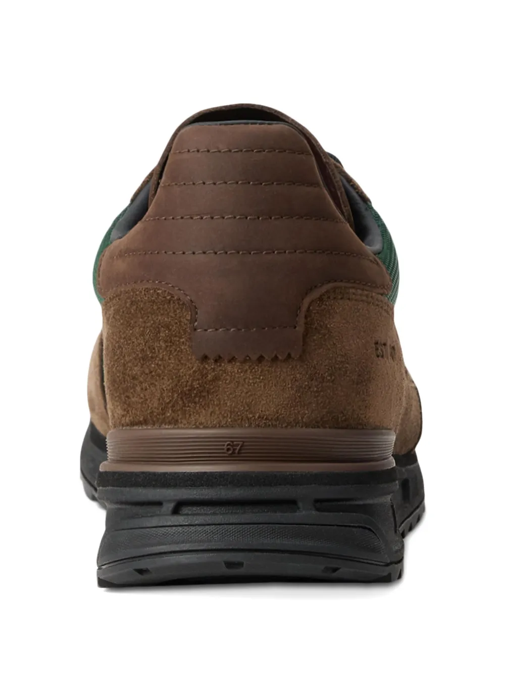 Polo Ralph Lauren suede panelled sneakers Brown