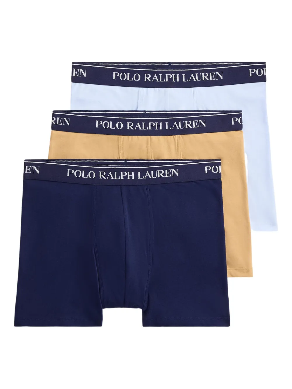 Polo Ralph Lauren Drie boxershorts met logoband Blauw