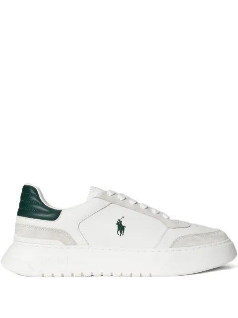 Polo Ralph Lauren leather panelled sneakers