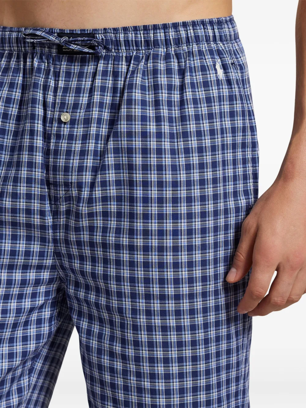 Polo Ralph Lauren Geruite katoenen pyjama Blauw