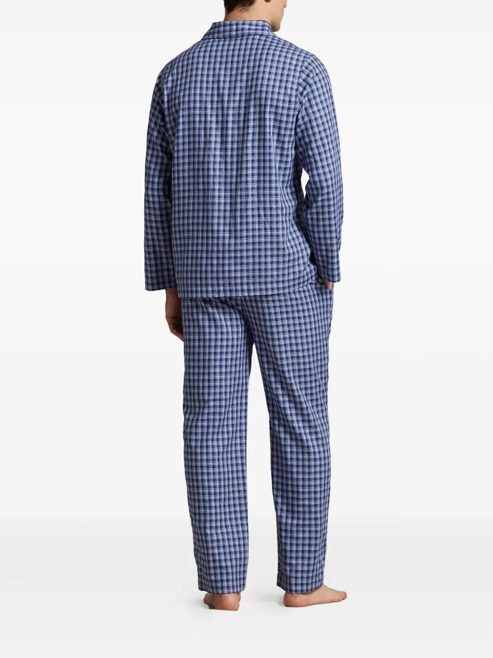 Polo Ralph Lauren Geruite katoenen pyjama Blauw