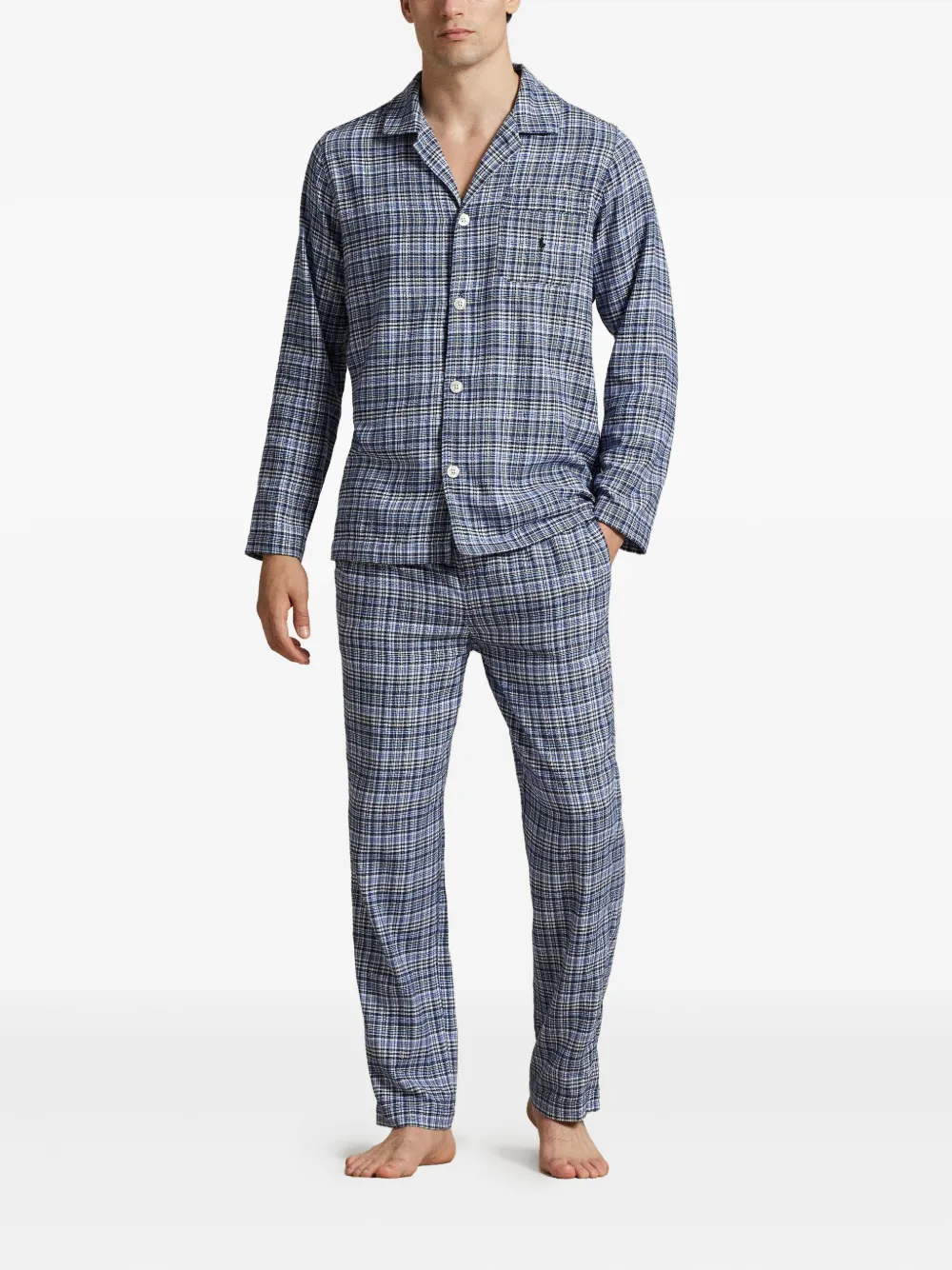 Polo Ralph Lauren long-sleeve flannel pyjama set | Image 2