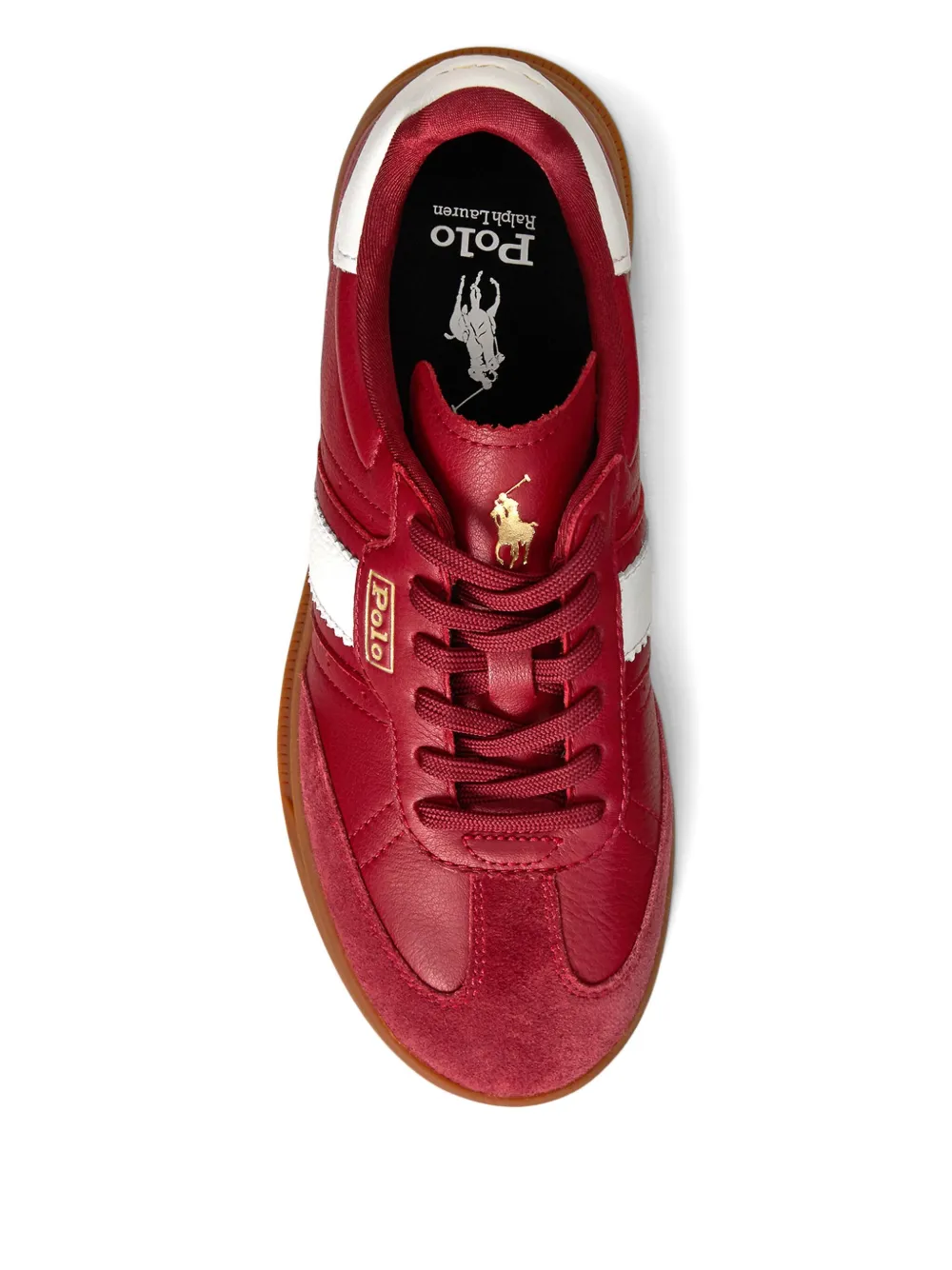 Polo Ralph Lauren Heritage Aera suede sneakers Red